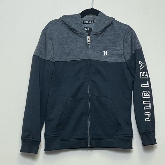 Hurley Other - Hurley Kids Nike Dri-fit Solar Colorblock Full Zip Hoodie Size 7